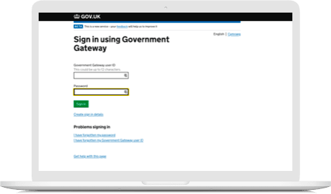 Government Gateway Login